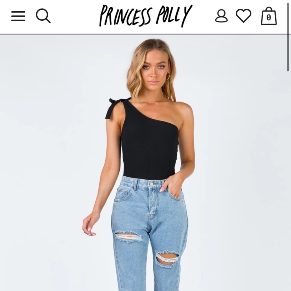 Princess Polly The Terri Black Bodysuit